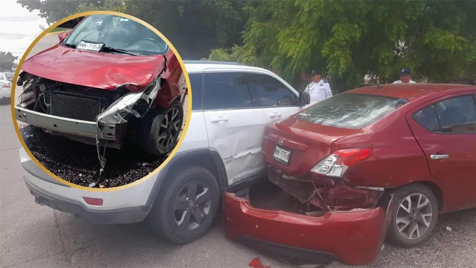 Dos personas sufrieron lesiones en diferentes partes del cuerpo. FOTO: Luz Noticias.