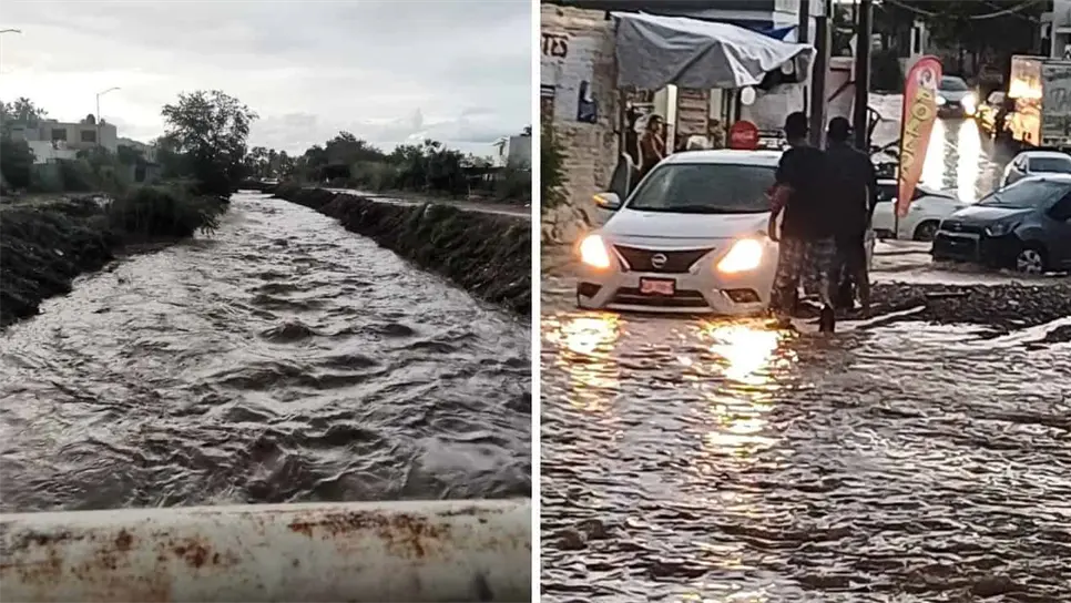 Con estas precipitaciones, se cumplió el pronóstico de protección civil, en el que señaló que se esperaban fuertes lluvias para Sinaloa este miércoles 9 de julio en el transcurso de la tarde-noche