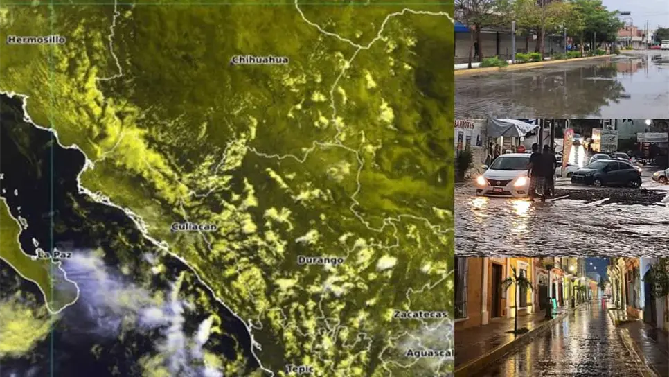 FOTO: SMN: ¿Seguirán las lluvias en Sinaloa? Pronóstico del 11 al 13 de julio