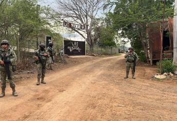 Militares detonan explosivos en el Limón de Los Ramos de Culiacán