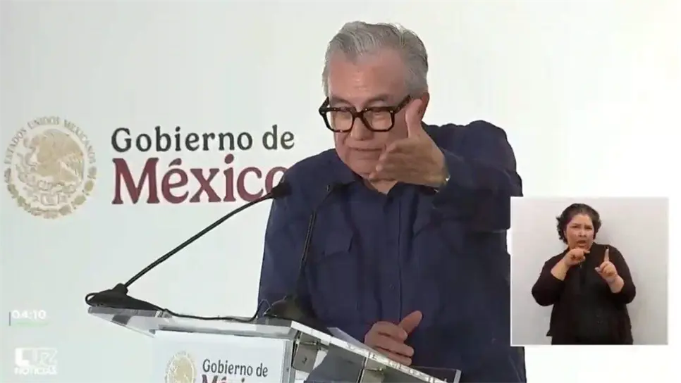 Rocha Moya agradeció a la Presidenta de la República por enviar a las Fuerzas Armadas a la entidad, como apoyo para erradicar el problema que comenzó el pasado 9 de septiembre