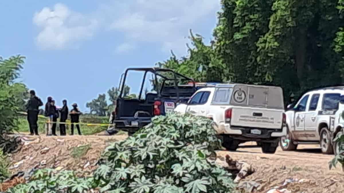 Hallan a hombre asesinado a balazos en ejido El Batallón de Navolato