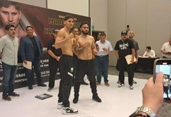 Marco Verde vence la báscula en Culiacán, todo listo para su debut en México