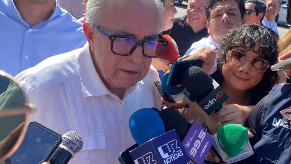 Rocha Moya llama a respetar los procesos rumbo al 2027; No son los tiempos Rocha Moya llama a respetar los procesos rumbo al 2027; No son los tiempos