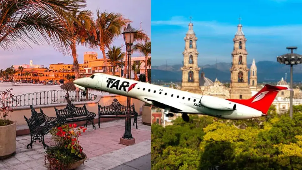 FOTO: TAR México estrena nueva ruta aparte de vuelos directos desde Los Mochis a Chihuahua y La Paz