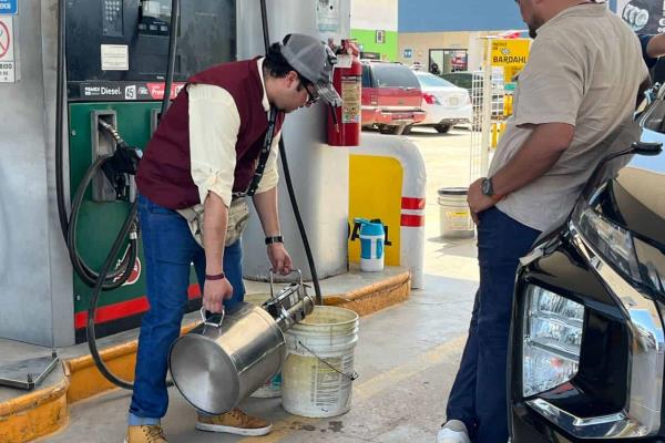Profeco realiza operativo en gasolineras de Mazatlán; detectan una bomba mal calibrada