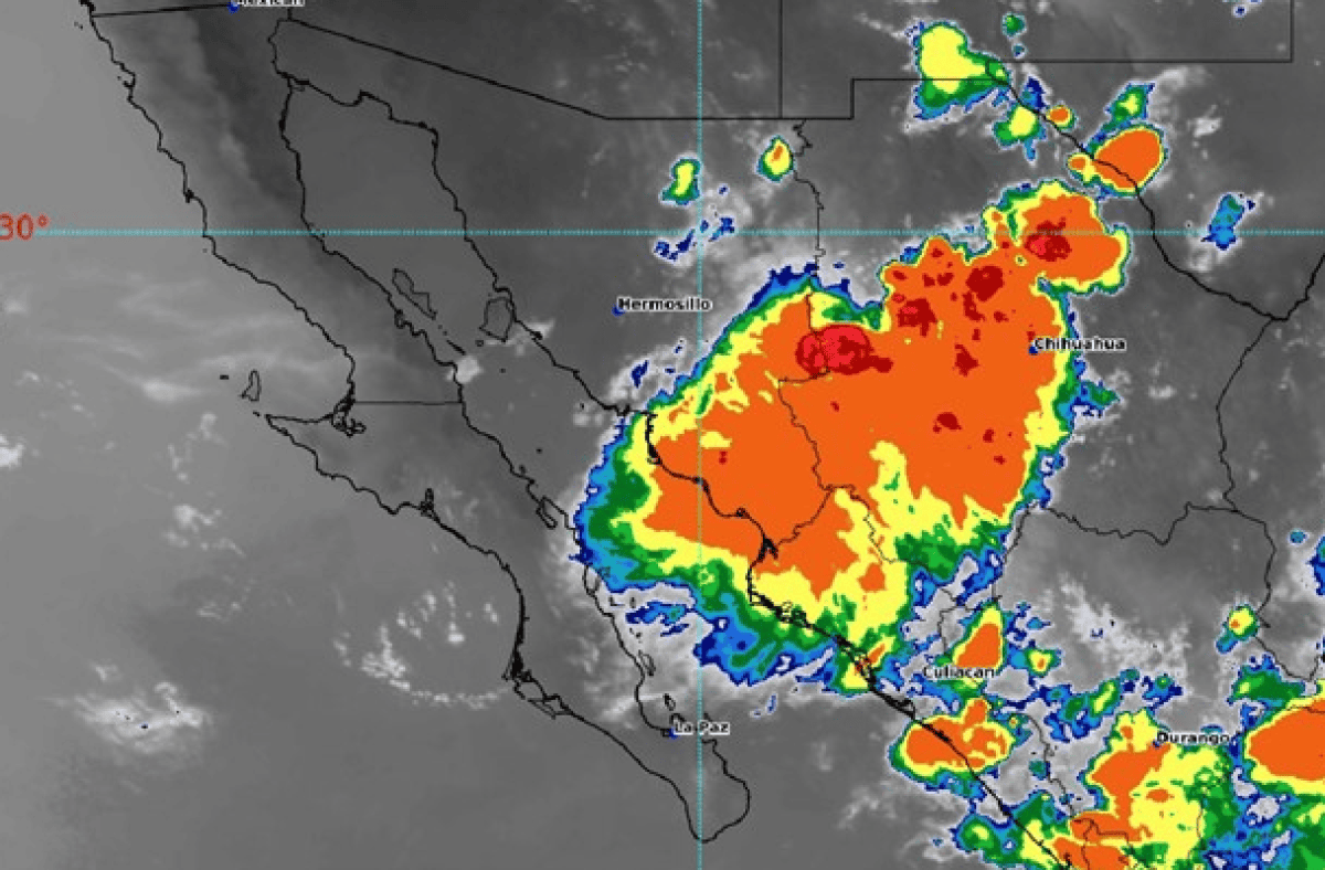 El pronóstico de lluvias permanece en la entidad. (FOTO: Conagua).