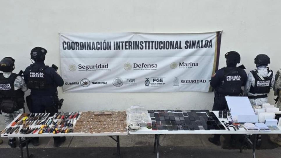 Grupo Interinstitucional continúa con revisiones en el Centro Penitenciario Aguaruto, en Culiacán Grupo Interinstitucional continúa con revisiones en el Centro Penitenciario Aguaruto, en Culiacán