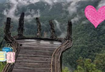Este mirador en forma de mano flotante, una opción para disfrutar estas vacaciones