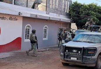 Militares abaten a dos sicarios en Villa Juárez , Navolato.