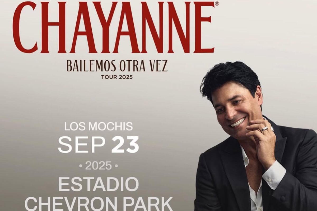Estos son los precios oficiales del concierto de Chayanne en Los Mochis