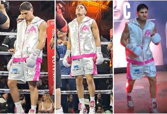 Marco Verde gana en su debut como profesional en Culiacán