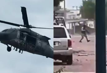¿A quién buscan en Estación Dimas? Helicóptero y avión militar sobrevuelan esta comunidad en intenso operativo