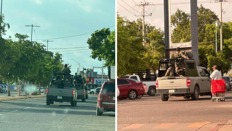 Convoyes de la Secretaría de Marina irrumpen en Guasave, van tres días consecutivos de operativos Convoyes de la Secretaría de Marina irrumpen en Guasave, van tres días consecutivos de operativos