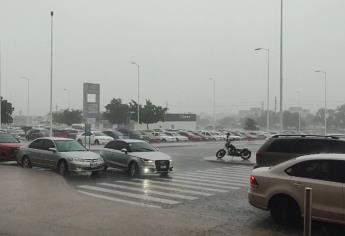 Se registran lluvias en Culiacán la tarde de este domingo, 13 de julio
