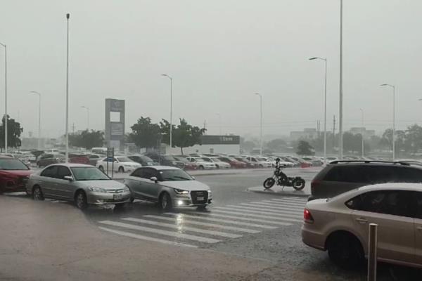 Se registran lluvias en Culiacán la tarde de este domingo, 13 de julio