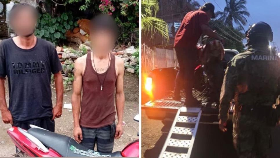 Secretaría de Marina detecta camioneta con municiones y a dos vendedores de droga en Mazatlán Secretaría de Marina detecta camioneta con municiones y a dos vendedores de droga en Mazatlán