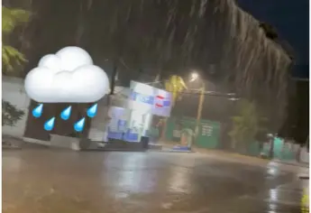 Llueve en El Carrizo y pronostican precipitaciones en Ahome y otras regiones de Sinaloa