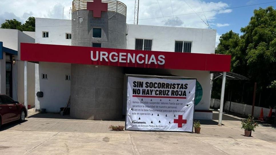 Cruz Roja de Altata retoma funciones tras cerrar por el asesinato de un paramédico Cruz Roja de Altata retoma funciones tras cerrar por el asesinato de un paramédico