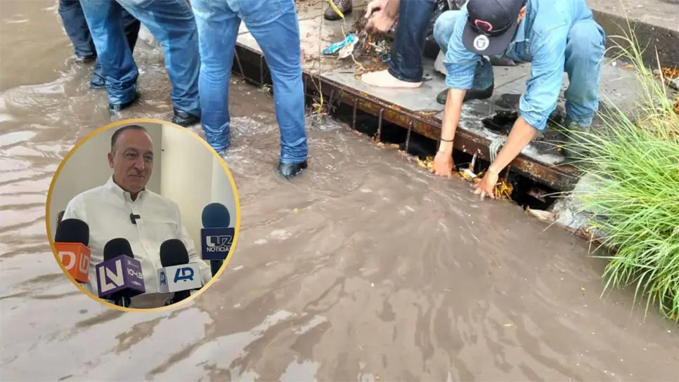 Varios sectores presentaron encharcamientos considerables luego de las fuertes lluvias registradas la mañana de este lunes. FOTO: Luz Noticias.
