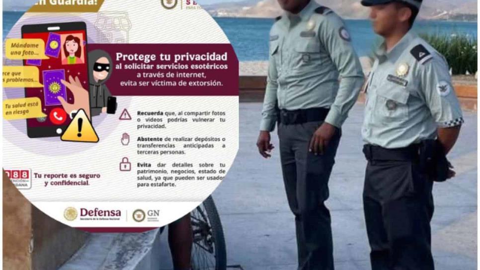 Guardia Nacional advierte sobre extorsiones a través de apps de mensajería Guardia Nacional advierte sobre extorsiones a través de apps de mensajería