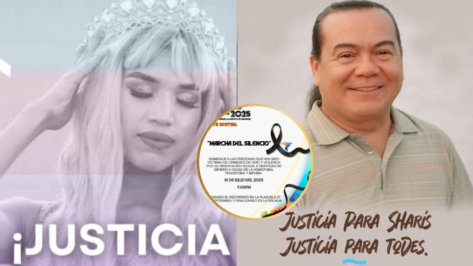 "Justicia por La Charis, por La Vale, por todos": Colectivos LGBTIQA + realizarán marcha en silencio en Ahome "Justicia por La Charis, por La Vale, por todos": Colectivos LGBTIQA + realizarán marcha en silencio en Ahome