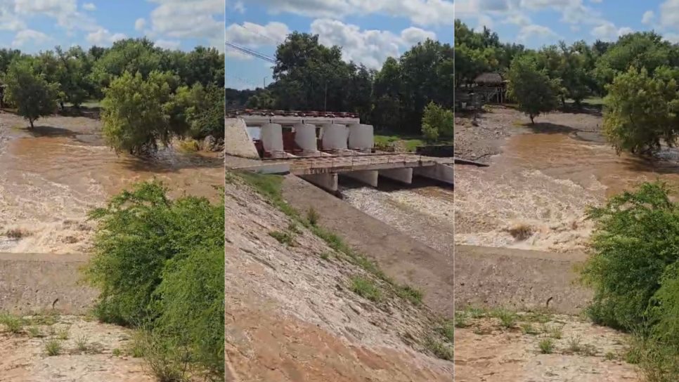 "Se va al mar el agua de lluvias en Sinaloa de Leyva: no hay presa para retenerla"
