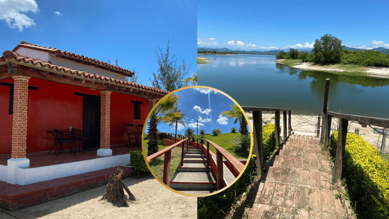 FOTO: Las cabañas disponibles en este paraíso rural son perfectas para descansar después de un largo día de pesca.