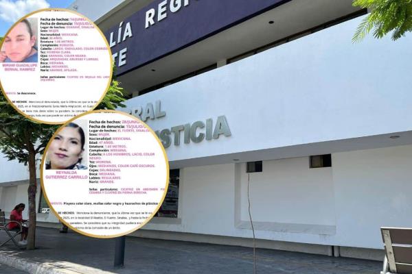 Reportan la desaparición de Miriam Guadalupe y Reynalda en el norte de Sinaloa