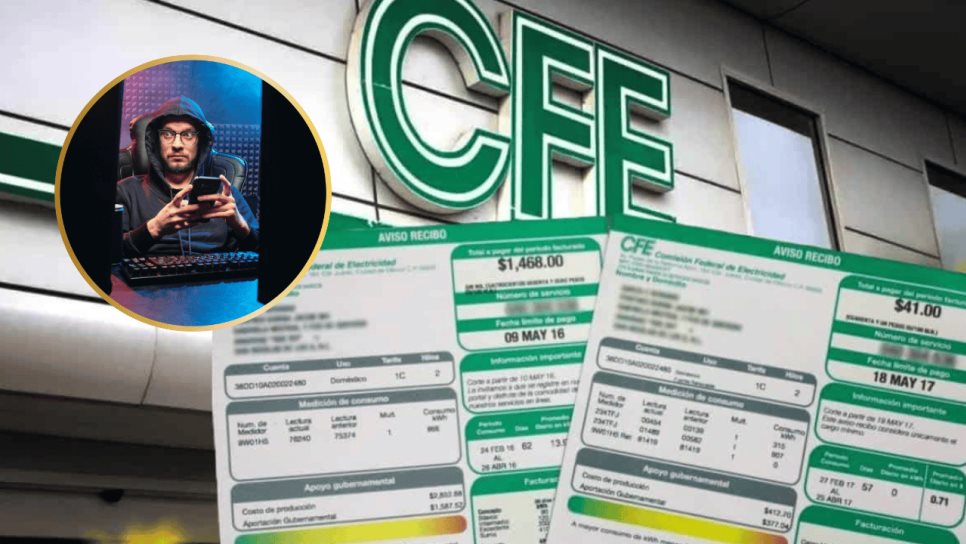 Falsifican recibo de luz de CFE para estafar; ten cuidado si te llega un correo así Falsifican recibo de luz de CFE para estafar; ten cuidado si te llega un correo así