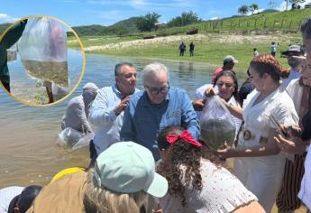 Inicia repoblamiento de presas en Sinaloa: Más de 24 millones de alevines para impulsar la pesca