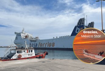 Baja Ferries se despide de icónico buque que navegó por años el Golfo de California