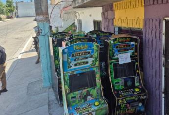 Aseguran máquinas tragamonedas en distintos operativos en Culiacán
