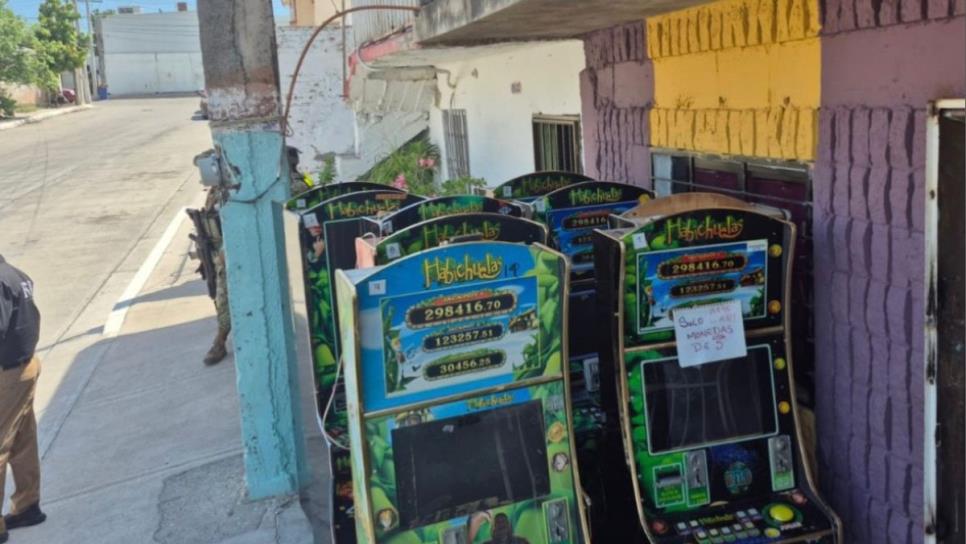 Aseguran máquinas tragamonedas en distintos operativos en Culiacán Aseguran máquinas tragamonedas en distintos operativos en Culiacán