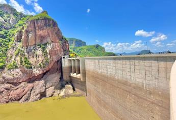 Presa Huites, la más grande de Sinaloa; alcanza 17 %