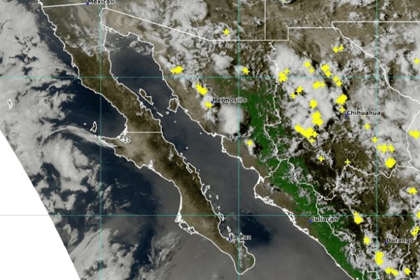 Se esperan lluvias fuertes en Sonora, Chihuahua y Durango