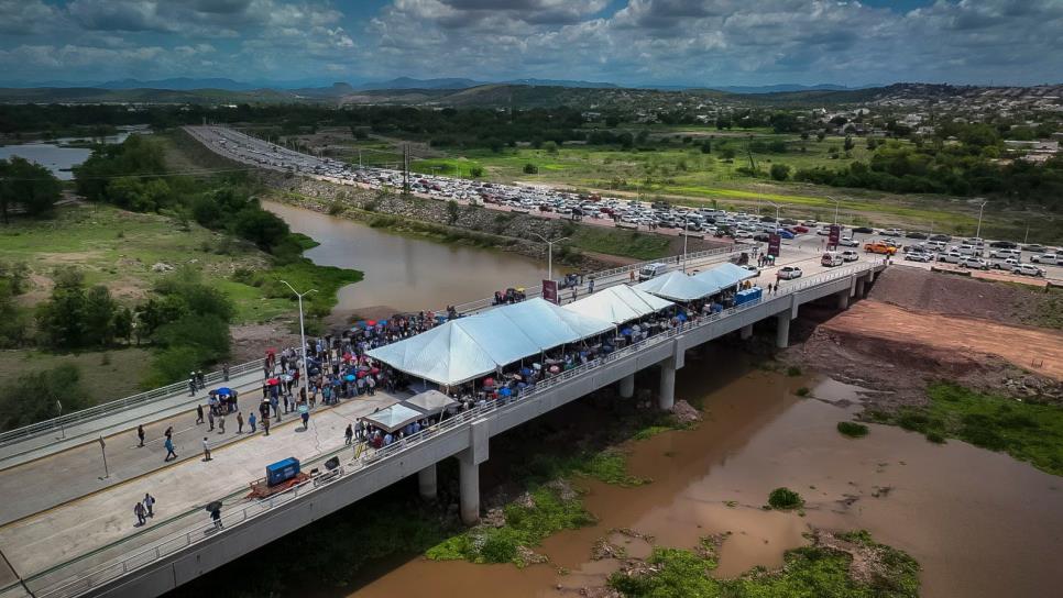 Rubén Rocha Moya inaugura nuevo puente vehicular sobre el río Humaya en Culiacán