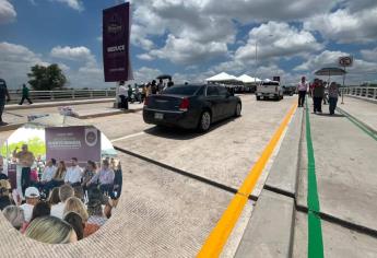 Rubén Rocha Moya inaugura nuevo puente vehicular sobre el río Humaya en Culiacán