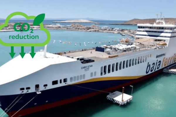 Cabo Star, el buque más ecológico de Baja Ferries: ¿Cuánto reducirá en emisiones?