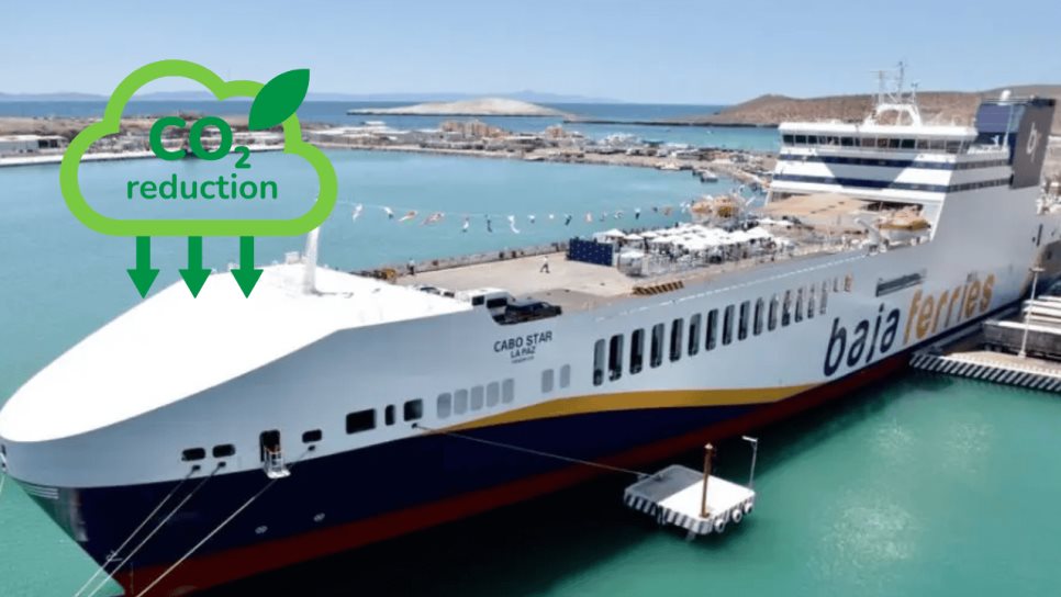 Cabo Star, el buque más ecológico de Baja Ferries: ¿Cuánto reducirá en emisiones?