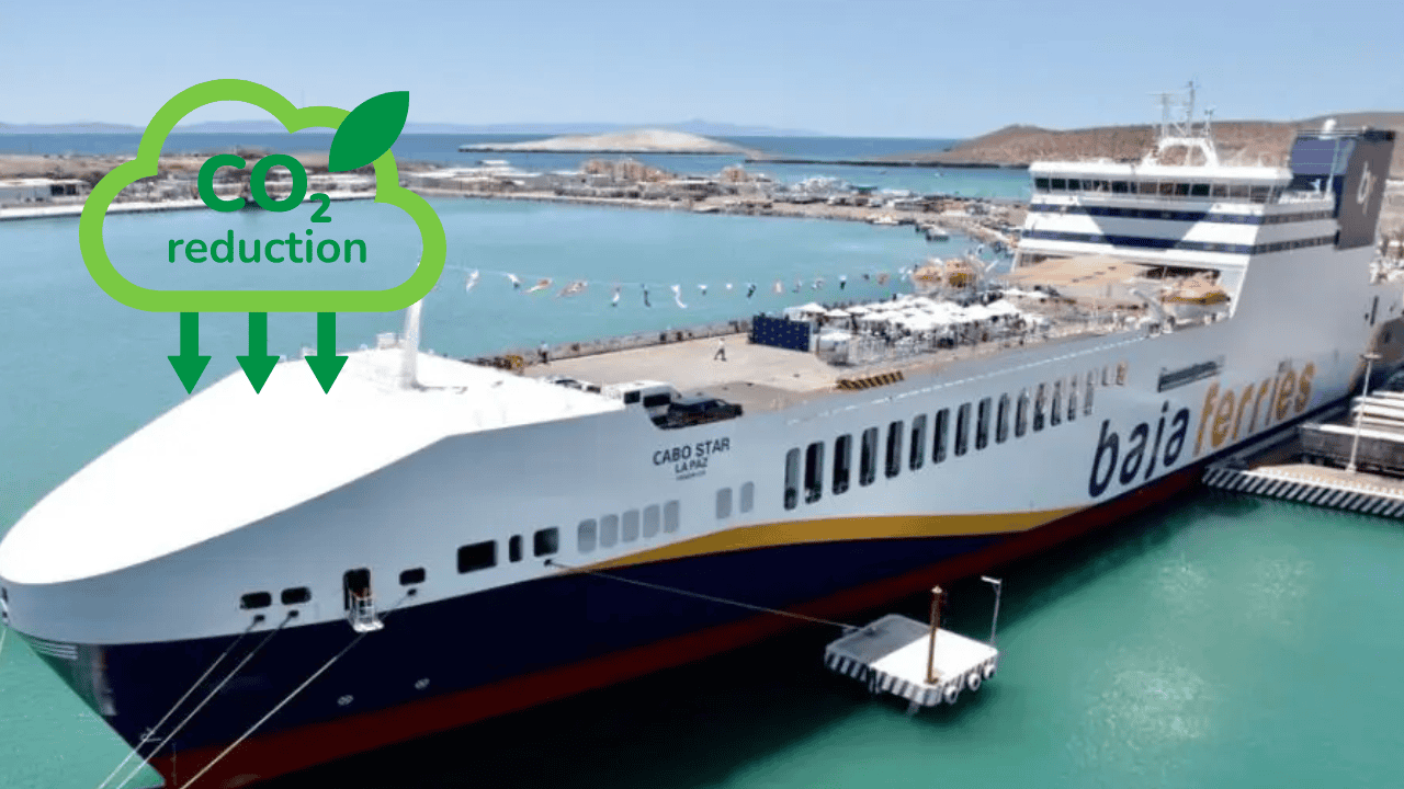 Cabo Star, el buque más ecológico de Baja Ferries: ¿Cuánto reducirá en emisiones?