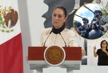 México no le tiene miedo a los carteles, responde Claudia Sheinbaum a Donald Trump
