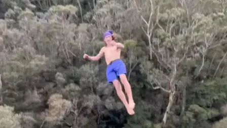 Intentaba romper un récord mundial, pero su salto terminó en desastre | VIDEO Intentaba romper un récord mundial, pero su salto terminó en desastre | VIDEO