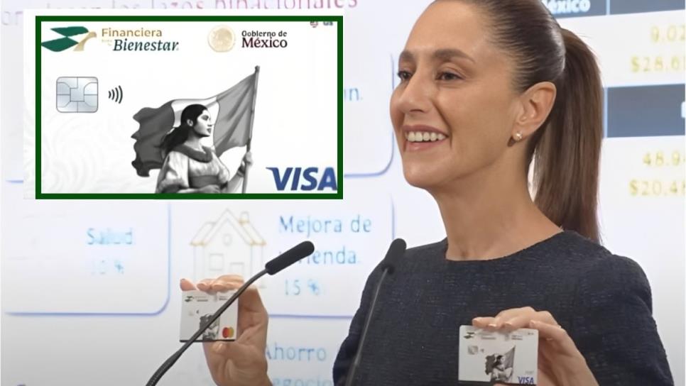 Sheinbaum presenta la tarjeta Finabien para enviar dinero a México desde EU y evitar el impuesto del 1%