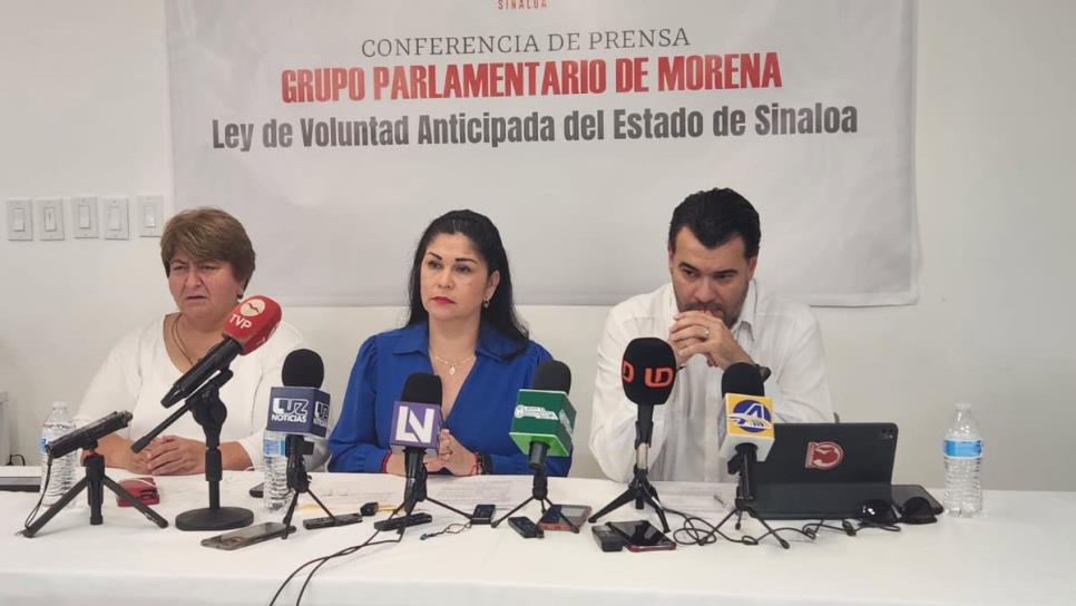 Diputados de Morena impulsan ley para respetar la voluntad de pacientes terminales en Sinaloa