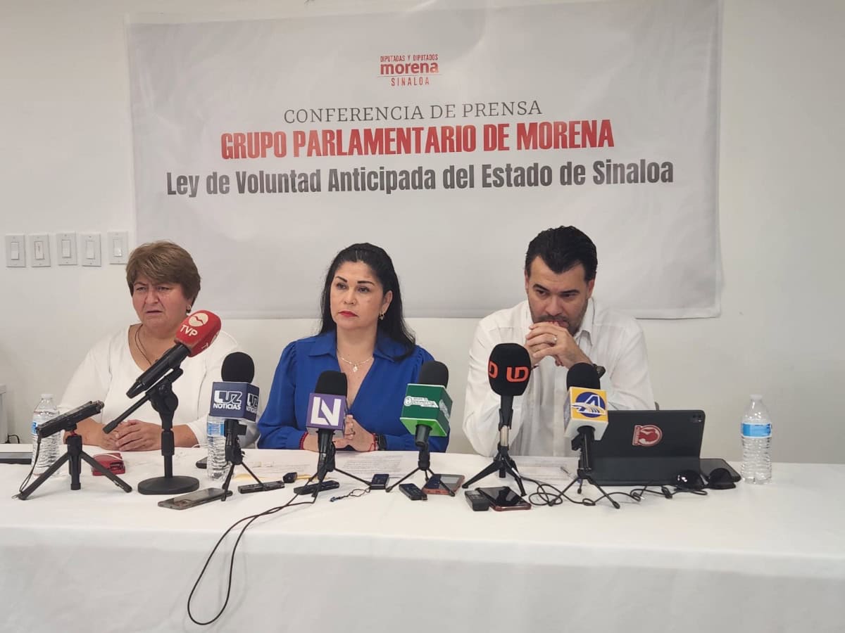 Diputados de Morena impulsan ley para respetar la voluntad de pacientes terminales en Sinaloa