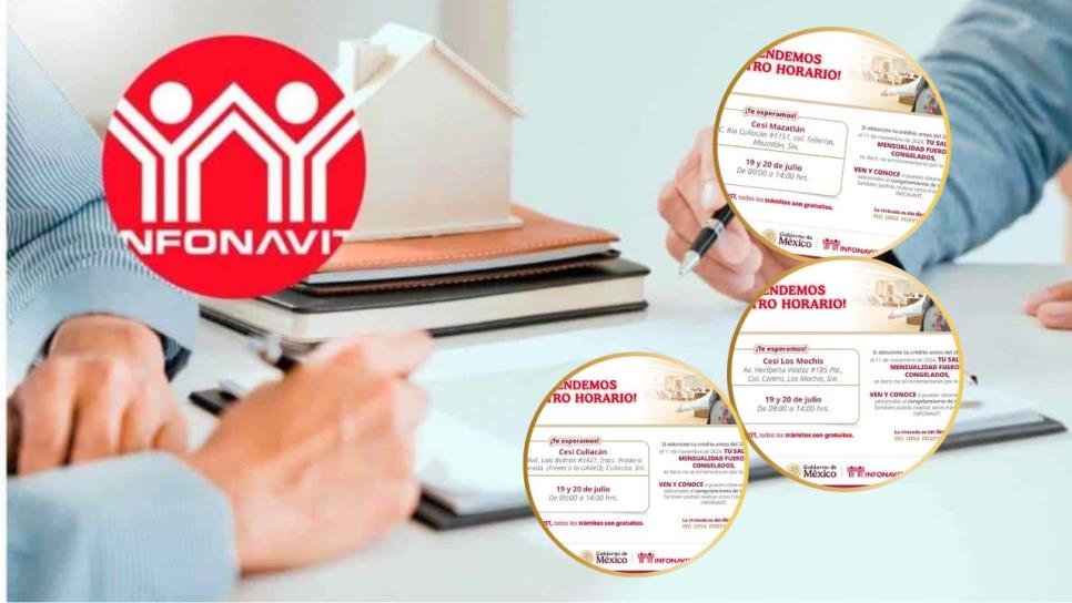 Infonavit invita a jornadas de información este fin de semana en Culiacán, Mazatlán y Los Mochis Infonavit invita a jornadas de información este fin de semana en Culiacán, Mazatlán y Los Mochis