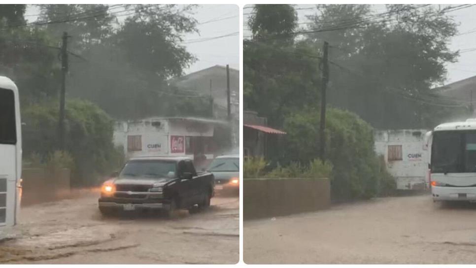 Fuertes lluvias se presentan en San Ignacio