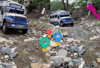 Camiones Líneas del Oriente parecen 4x4; así cubren sus rutas en la sierra de Sinaloa | VIDEO