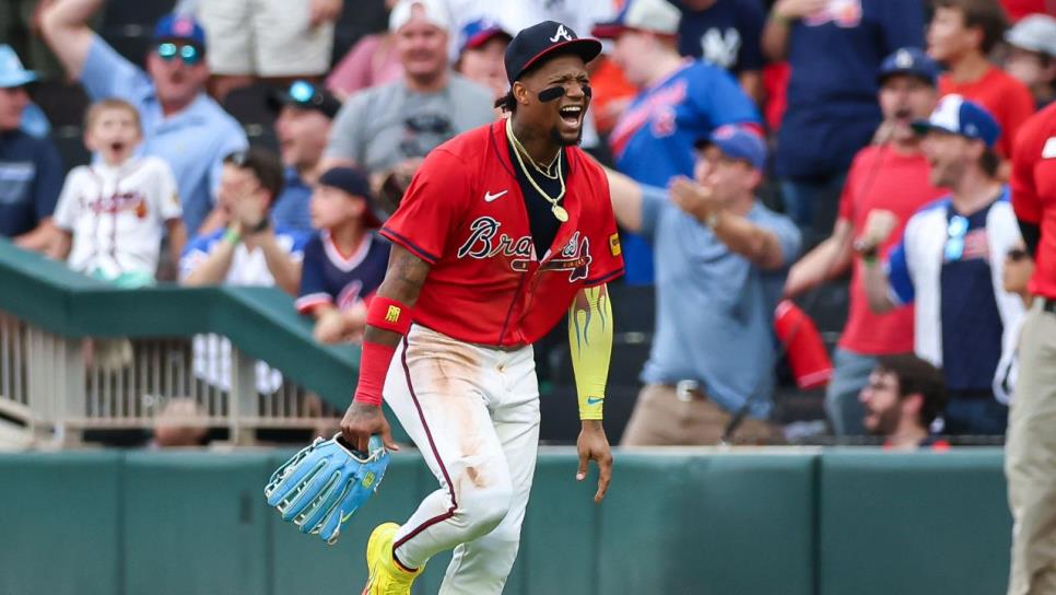 Ronald Acuña Jr. realiza jugada defensiva del año que deja sin palabras a Yankees | VIDEO Ronald Acuña Jr. realiza jugada defensiva del año que deja sin palabras a Yankees | VIDEO